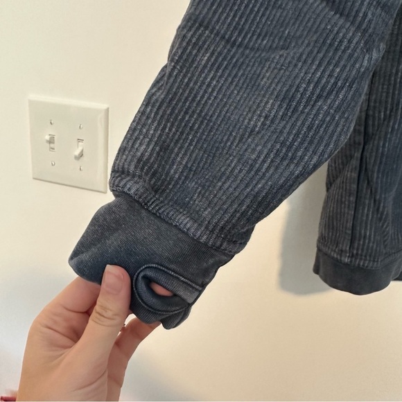 Pressbox Clemson Tigers nave blue corded crew neck sweatshirt - Picture 6 of 8